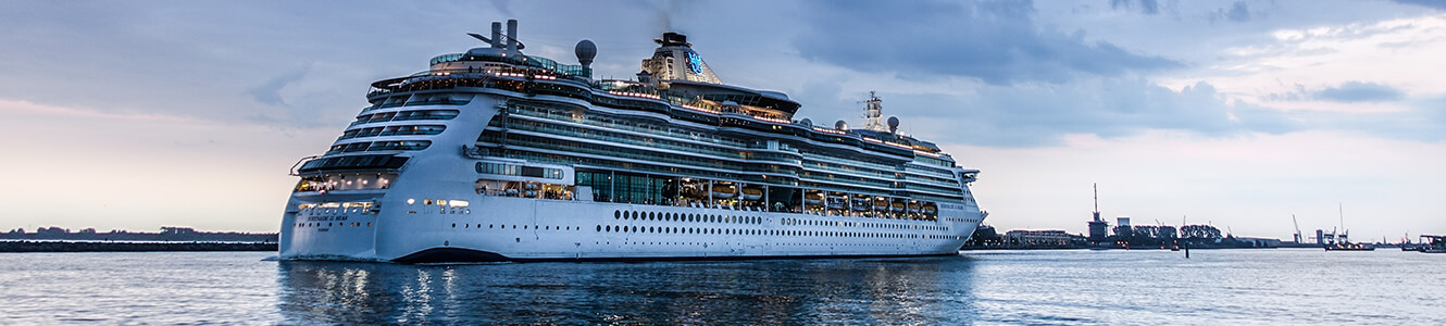 Luxury Cruise Ship on the water