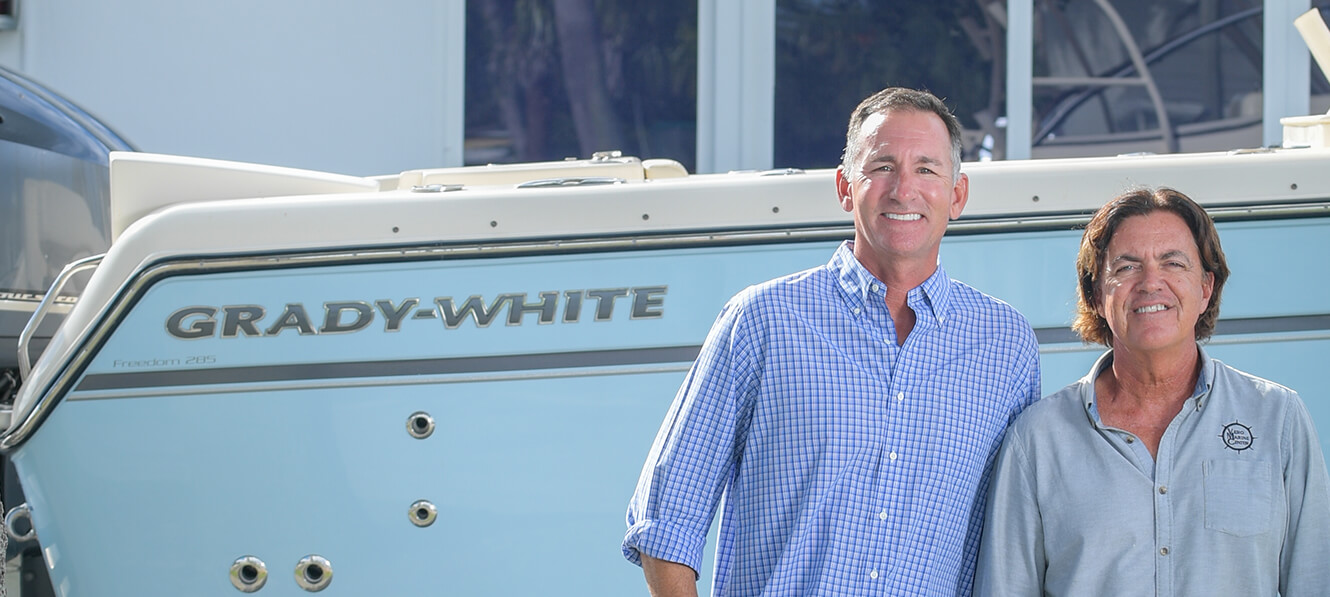 Bruce “Boo” MacIntyre and Brian Cunningham  - Owners, Vero Marine Center